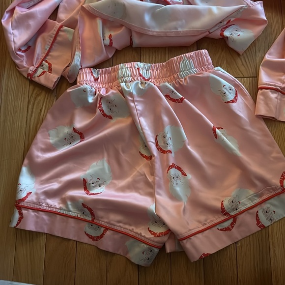 Santa PJs size small. Worn once for pictures. You could wear next year! - Picture 3 of 3